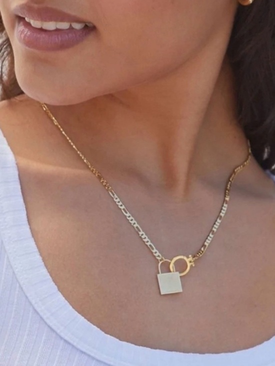 Gorjana Jewelry - GORJANA gold Charlie charm locket chain necklace